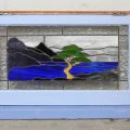 1940's Leadlight Awning Window in Frame