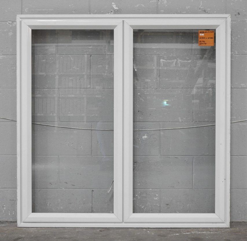 Off White Aluminium Casement Window