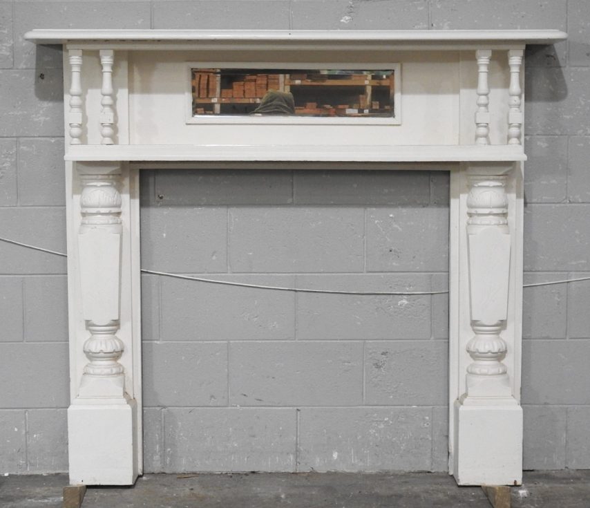Vintage Wooden Fireplace Surround