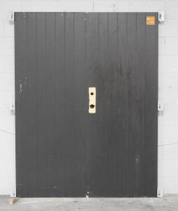 Grey (Painted) Aluminium TG&V Double Entry Doors - Unhung