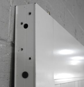 White Aluminium TG&V Style Door New Unused - Unhung
