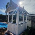Wooden Villa Style Gazebo With Leadlights