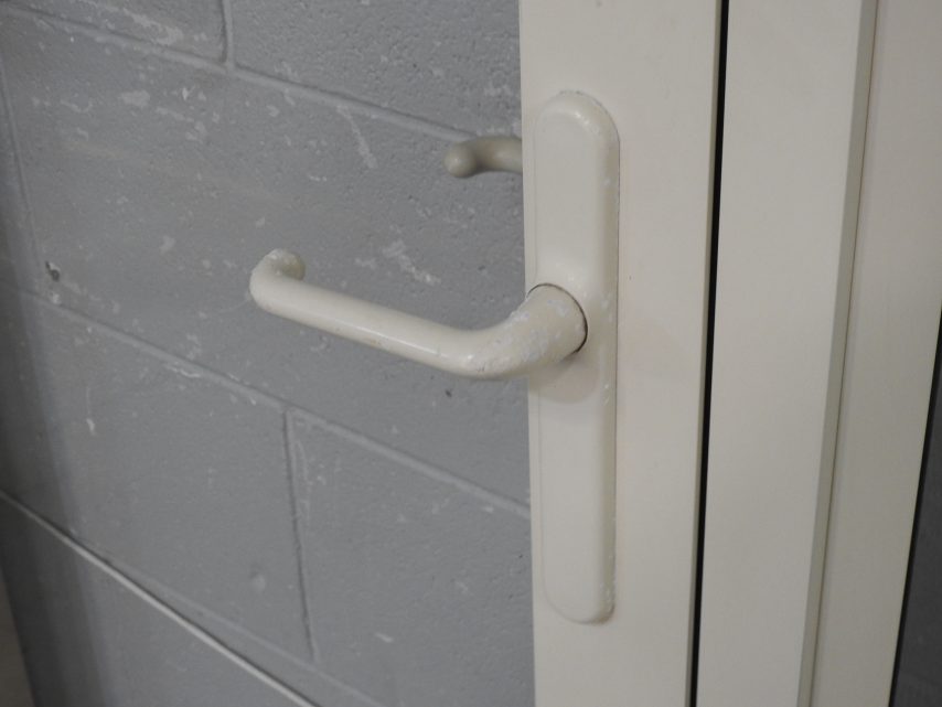 Off White Aluminium French Doors - New Jambs