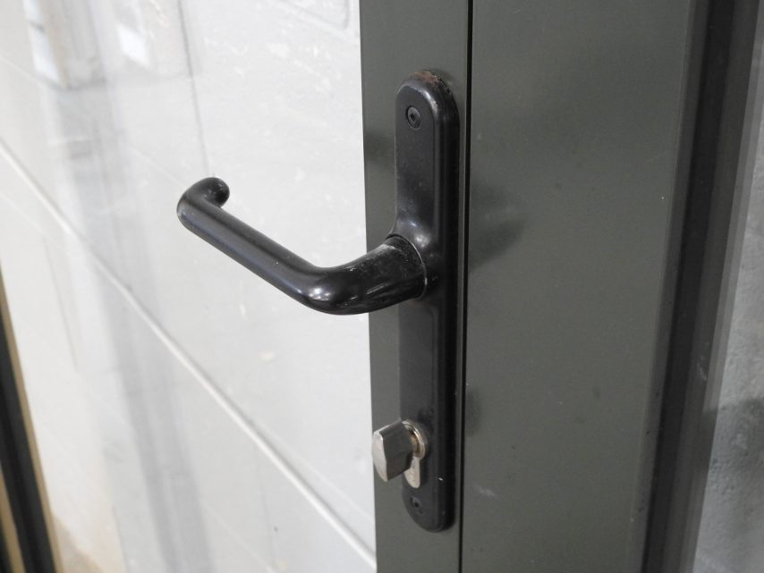 Karaka Green Aluminium French Doors - New Jambs