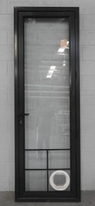 Tall Karaka Green Aluminium Entry Door