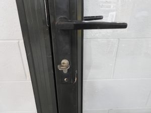 Tall Karaka Green Aluminium Entry Door