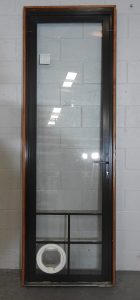 Tall Karaka Green Aluminium Entry Door