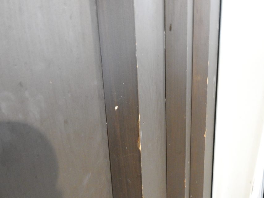 French Grey Aluminium Frame With Cedar Entry Door