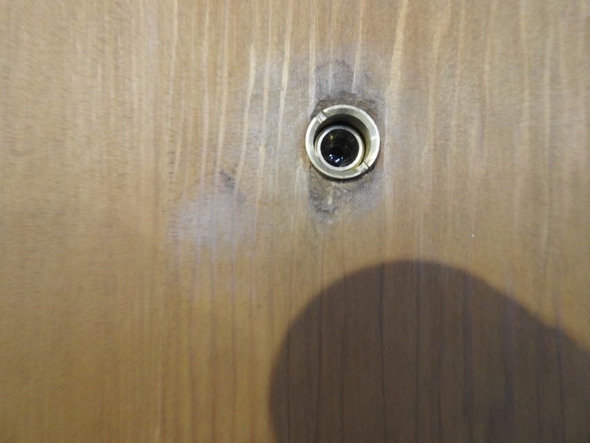 French Grey Aluminium Frame With Cedar Entry Door