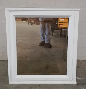 White Aluminium Corner Awing Window