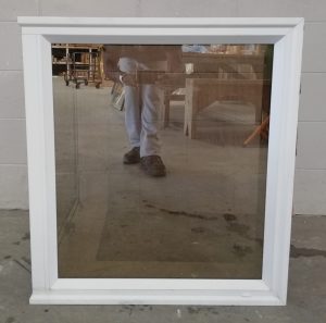 White Aluminium Corner Awing Window