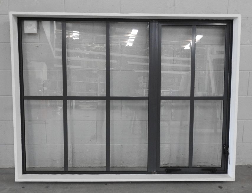 Colonial style Denim blue Aluminium awning window