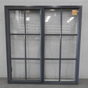 Colonial style Denim blue Aluminium awning window