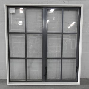 Colonial style Denim blue Aluminium awning window