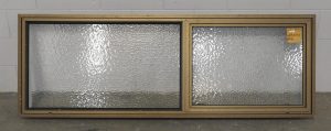 Light bronze Aluminium single awning landscape window