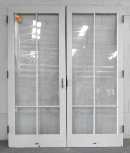 Wooden 4-Light French doors - unhung