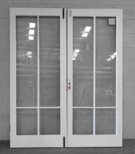 Wooden 4-Light French doors - unhung