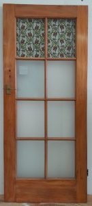 8 Panel Solid Rimu door