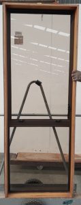 Mid bronze aluminium awning window