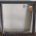 Denim blue aluminium awning window