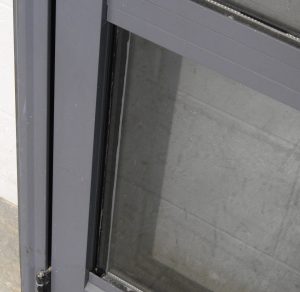 Denim Blue Aluminium French Doors - Double Glazed