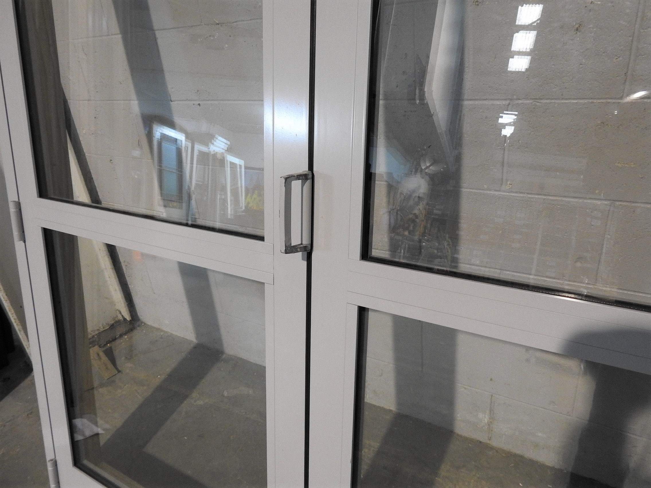 Silver Pearl Aluminium Bi-Fold Door - Double Glazed