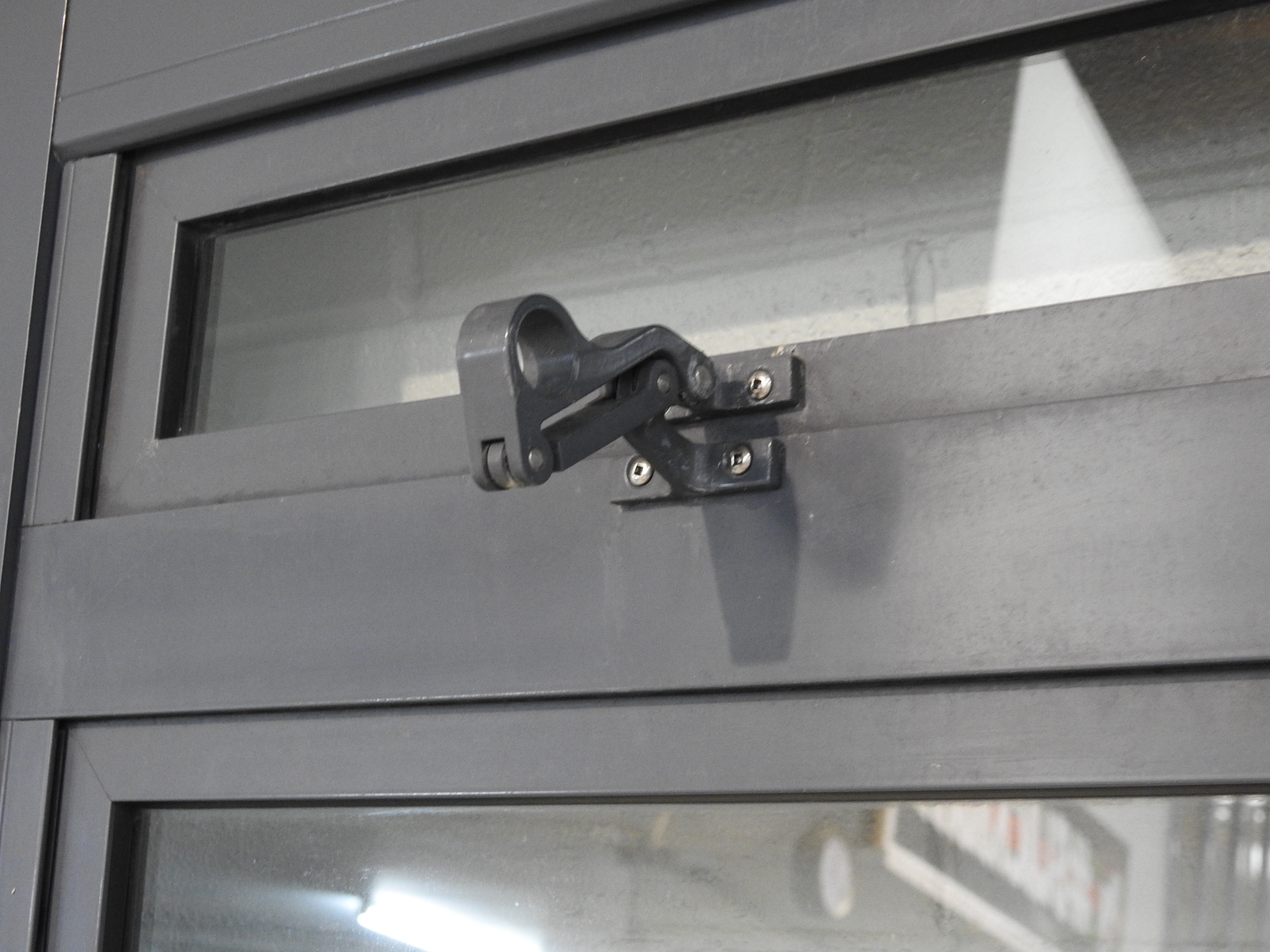 Denim Blue Aluminium Bi-Fold Door With Awning Windows