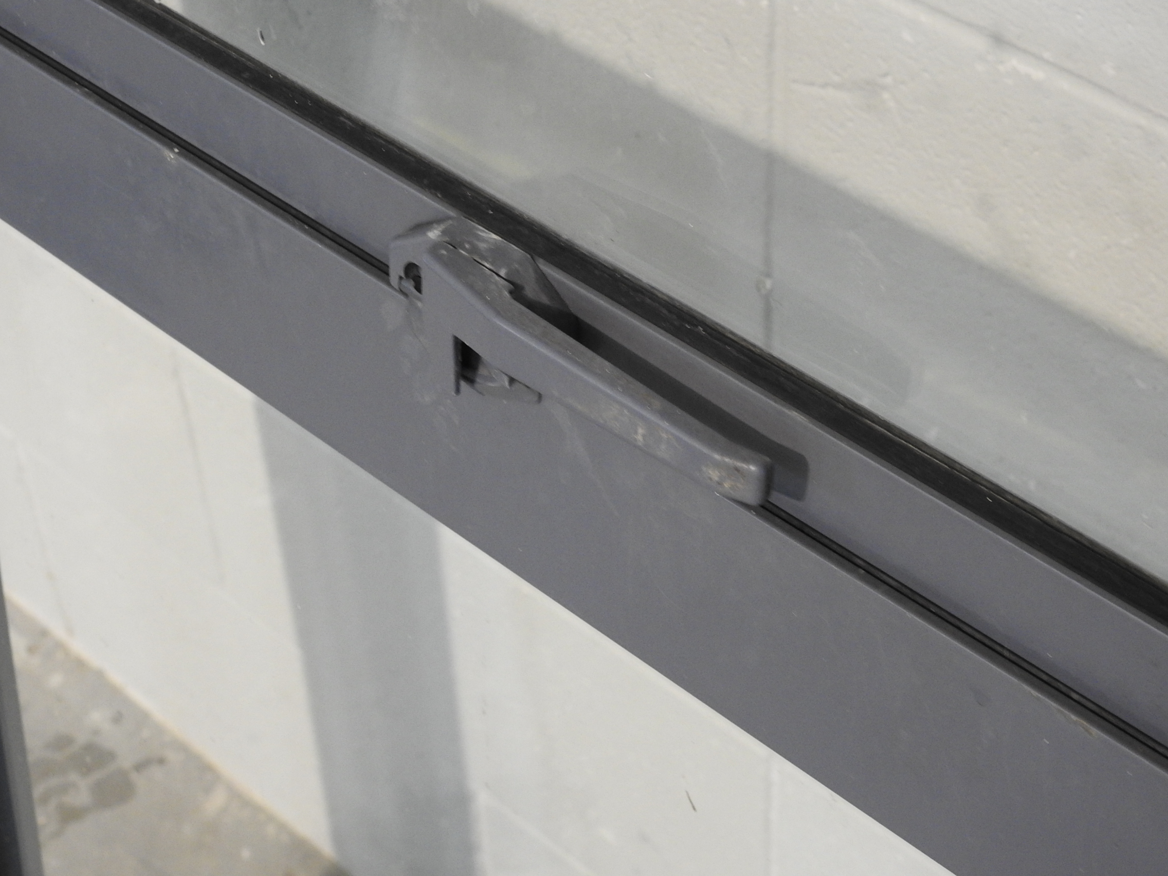 Denim Blue Aluminium Bi-Fold Door With Awning Windows