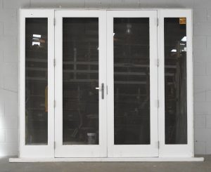 Wooden French Doors With Sidelights - Double Glazed