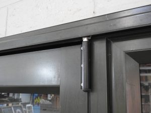 Karaka Green Aluminium Bi-Fold Door With Sidelights