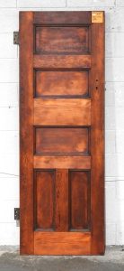 Wooden Interior Bungalow 5-Panel Door - Unhung