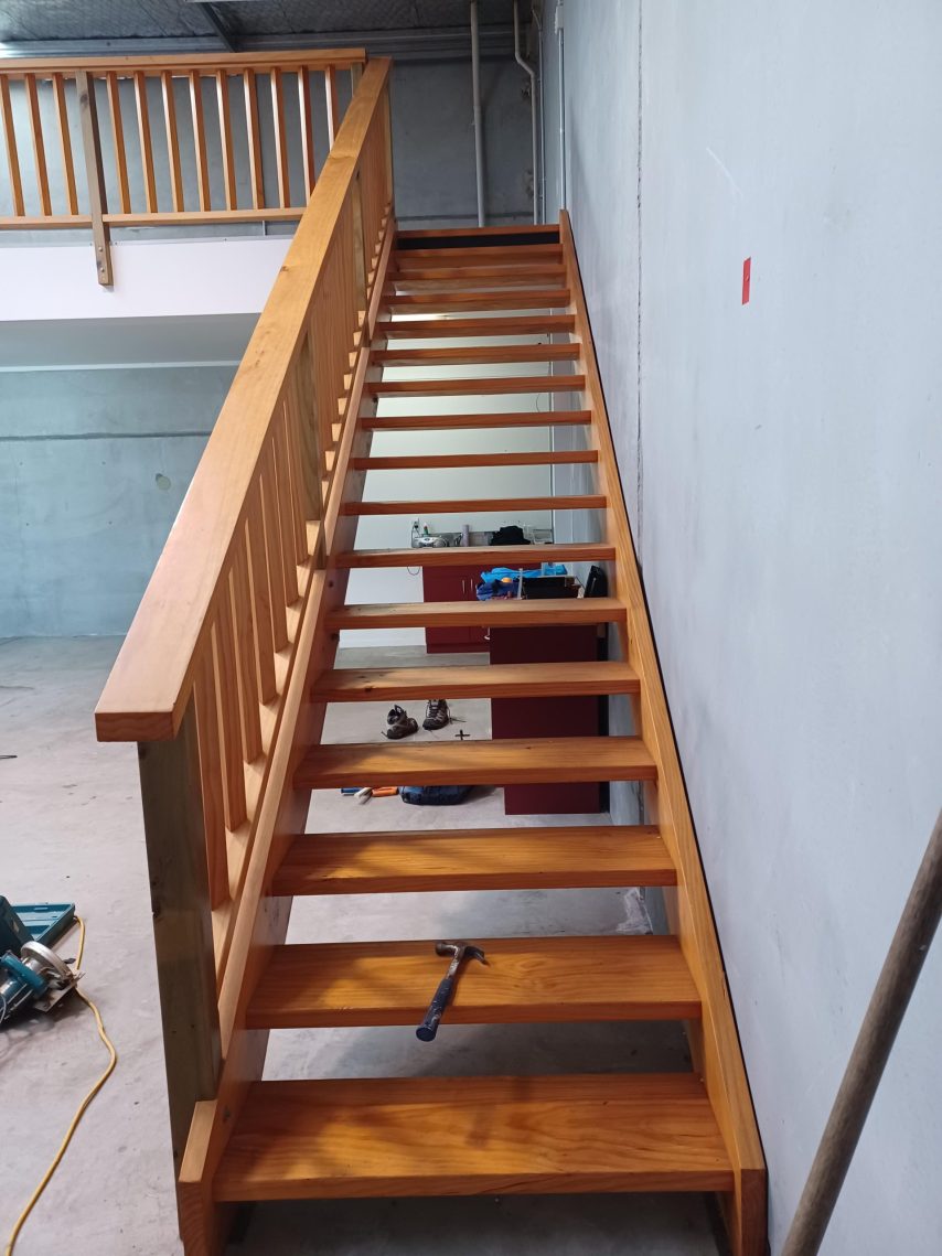 Wooden Staircase Removed From A Commercial Space