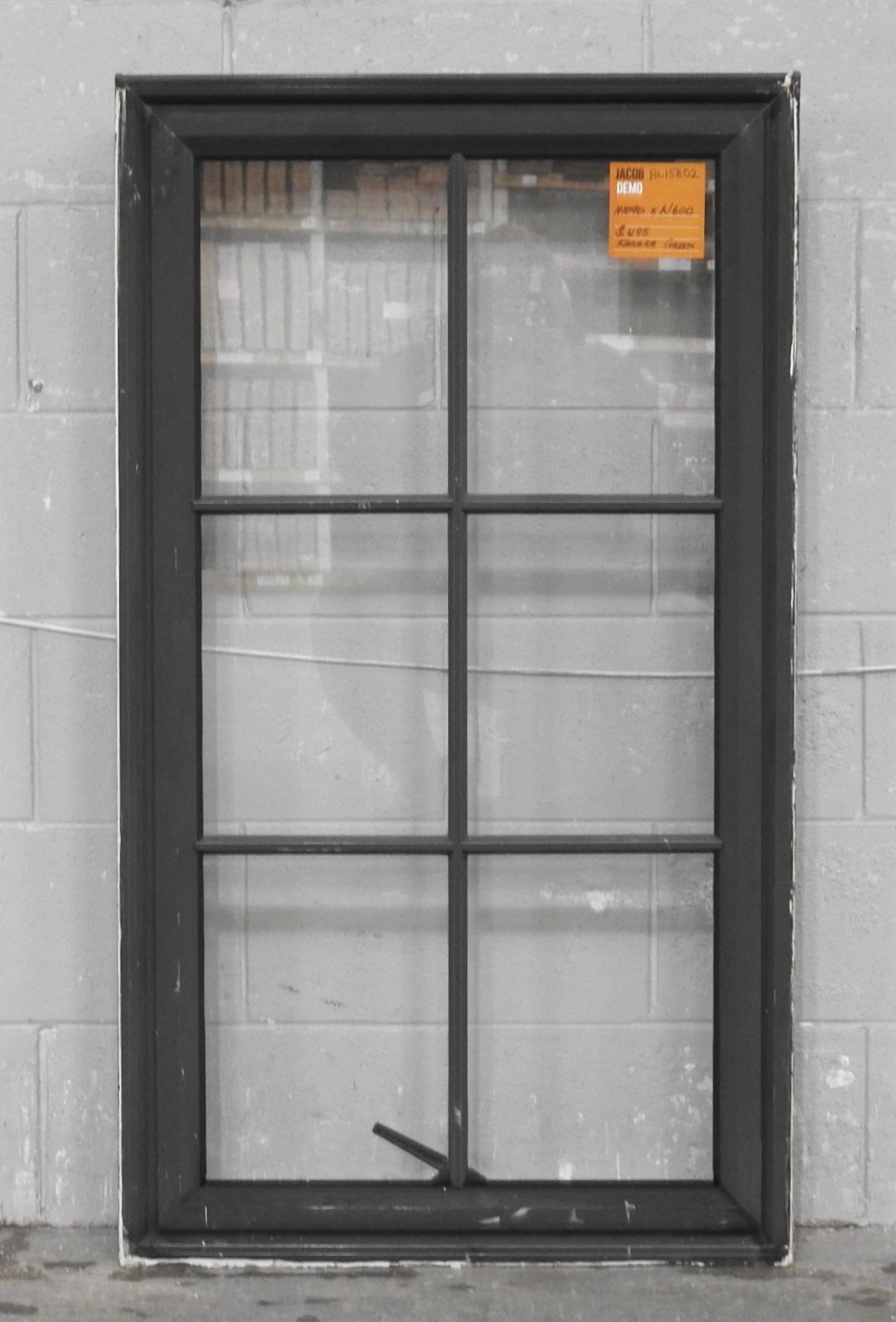 Colonial Style Karaka Green Aluminium Single Awning Window