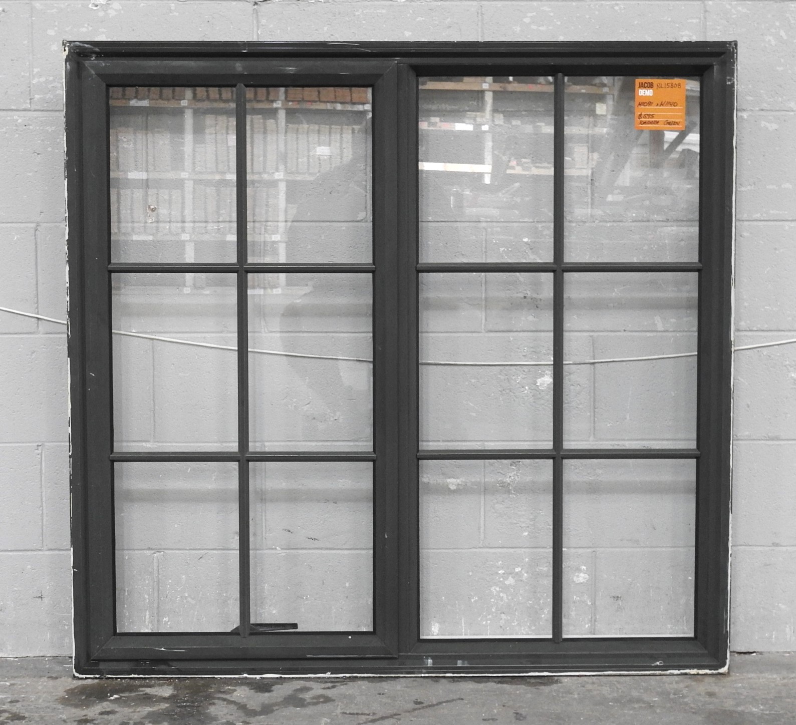 Colonial Style Karaka Green Aluminium Single Awning Window