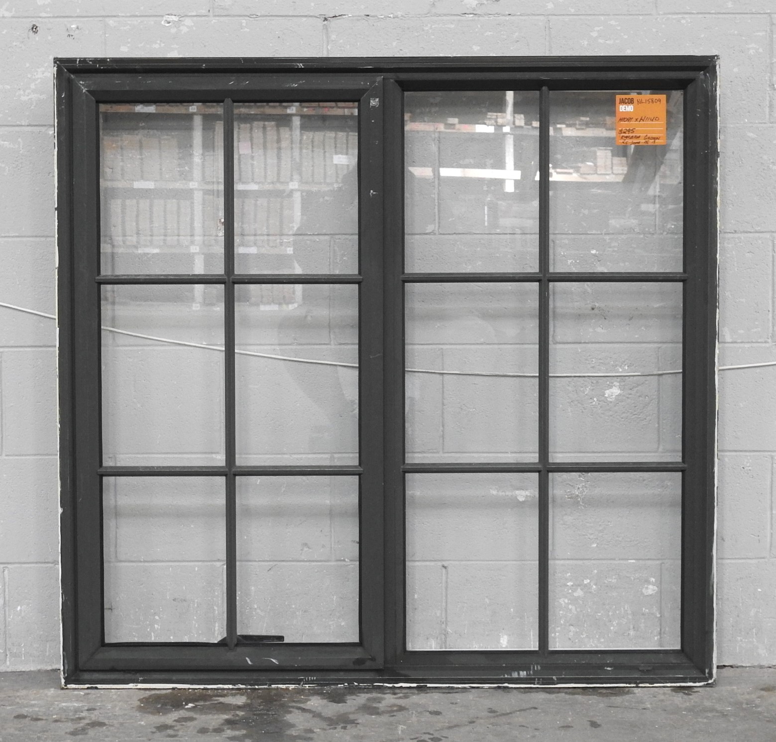 Colonial Style Karaka Green Aluminium Single Awning Window