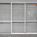 White Aluminium Stacker Sliding Doors - Opens Right To Left