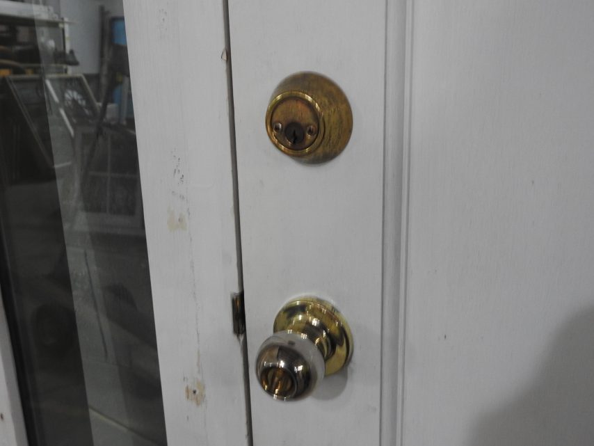 Wooden Villa Style Entrance Door With Sidelights - Double Glazed