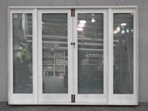 Wooden French Doors With Sidelights - Double Glazed
