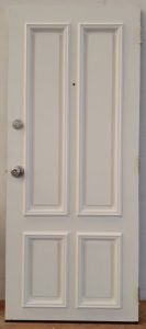 Wooden 4 panel villa door