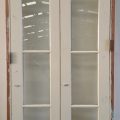 Wooden 4 panel Skinny French doors