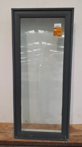 Denim blue double glazed awning window