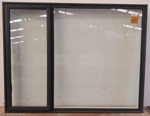 Denim blue double glazed awning window