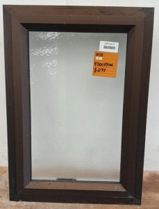 Bronze aluminium awning window