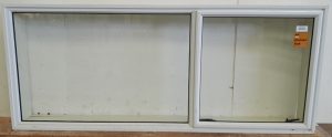 White aluminium awning window