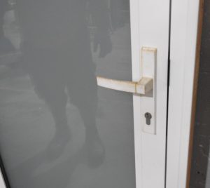 White Aluminium Door - Double Glazed