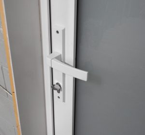 White Aluminium Door - Double Glazed