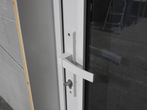White Aluminium Door - Double Glazed