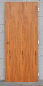 Wooden Rimu Veneer Flush Panel Door - Unhung