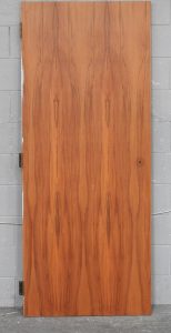 Wooden Rimu Veneer Flush Panel Door - Unhung