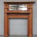 Vintage Wooden Fireplace Surround